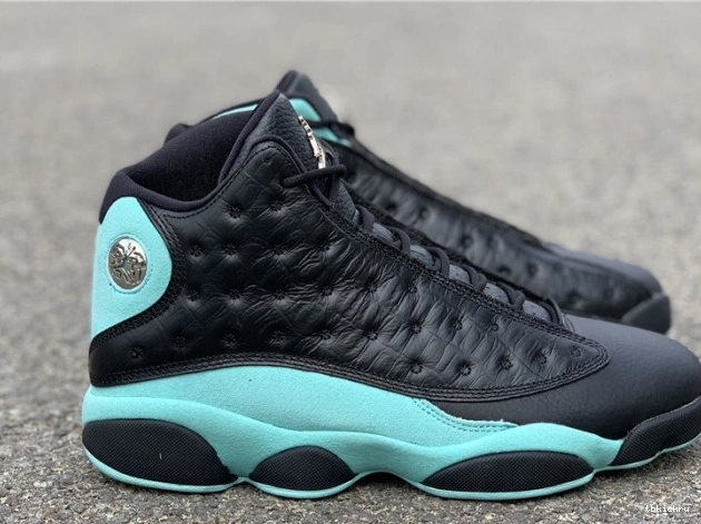 Cheap TBkick 13 Black Retro Air Island Jordan Green 414571-030 0813